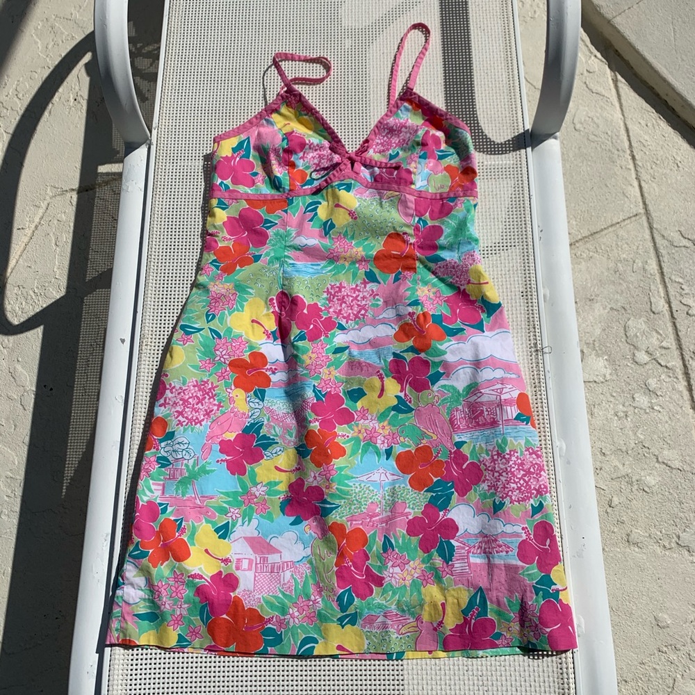 Lilly Pulitzer Tropical Dress - Picture 2 of 8